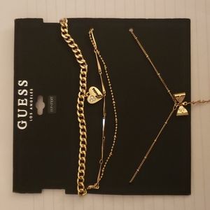 Guess Necklace Set Brand New